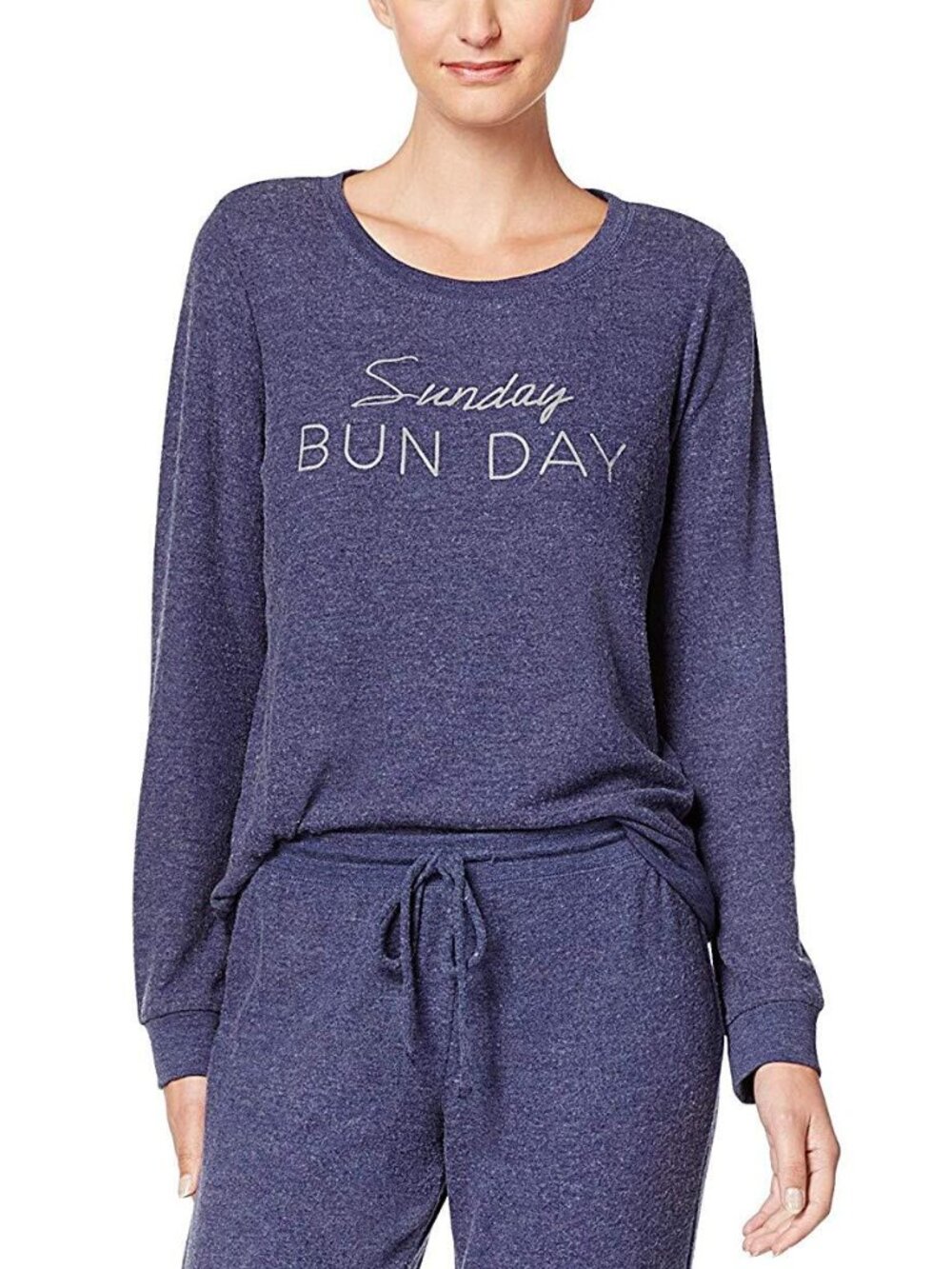 Jenni by Jennifer Moore Womens Sleepwear Graphic Print Pajama Top Only,1-Piece